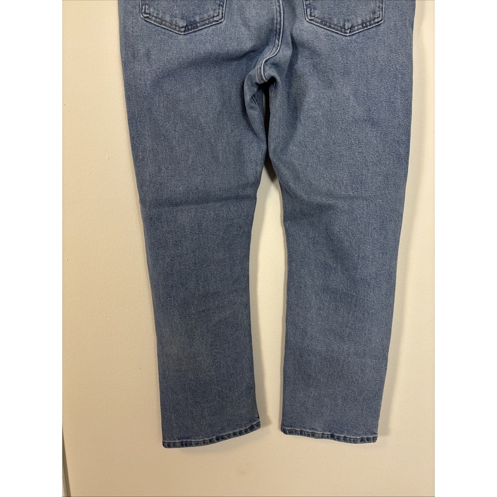 Wrangler Jeans Men's 38X30 Blue Denim Cowboy Cut Western Straight Leg Light Wash - Picture 6 of 12